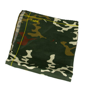 FEFE MILITARY PRINT PAISLEY POCKET SQUARE | MENS SIZE 32CM